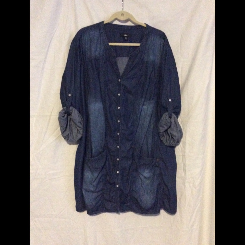 Denim dress